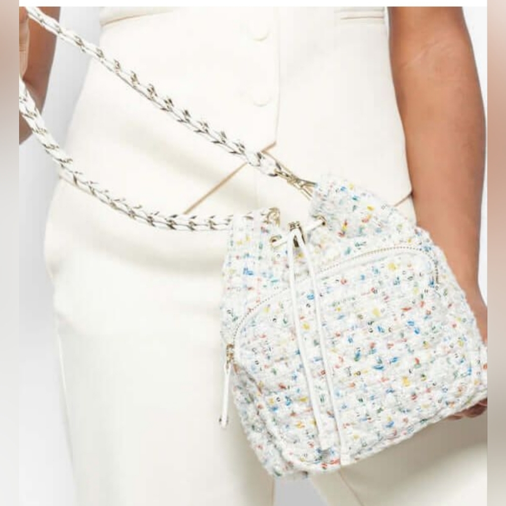 MZ Wallace Crosby Bucket Boucle Bag